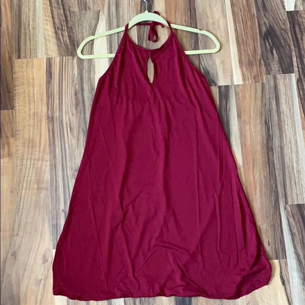 Halter Dress with Slit